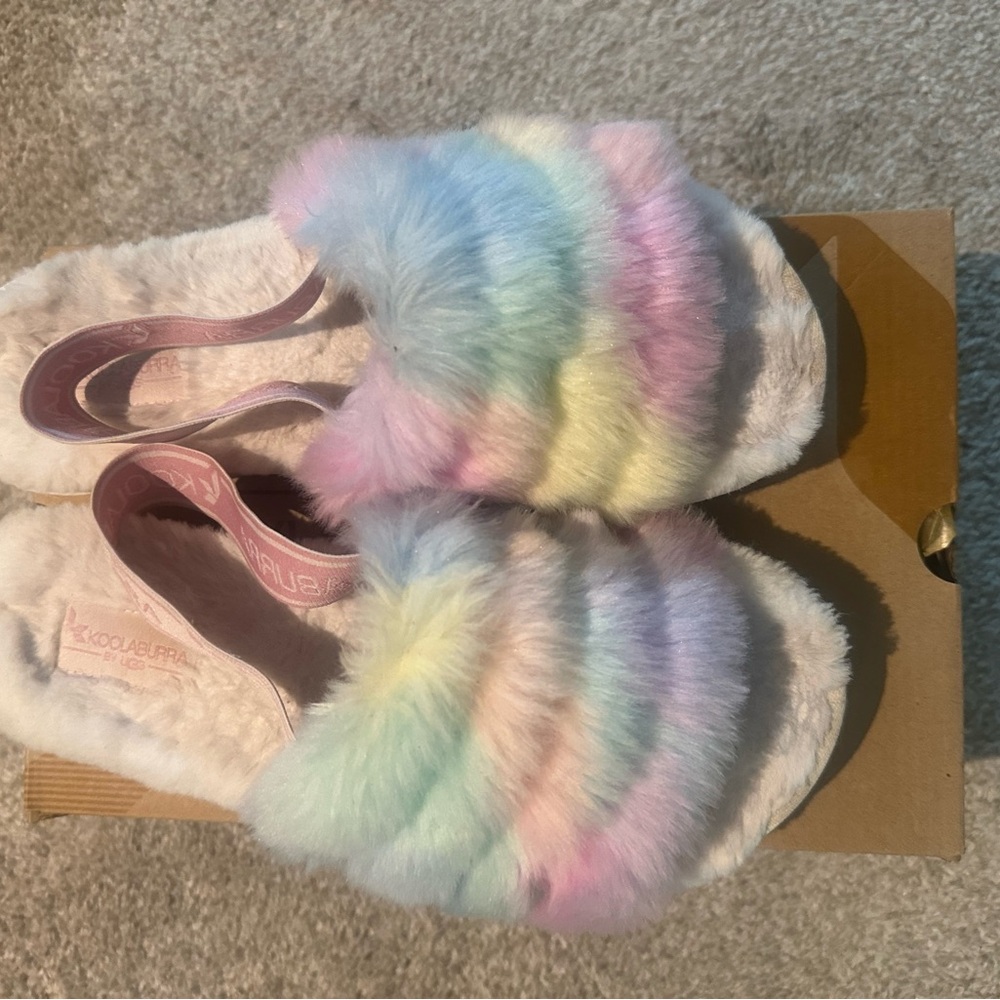 Koolaburra by Ugg Colorful Faux Fur Women's Slippers
